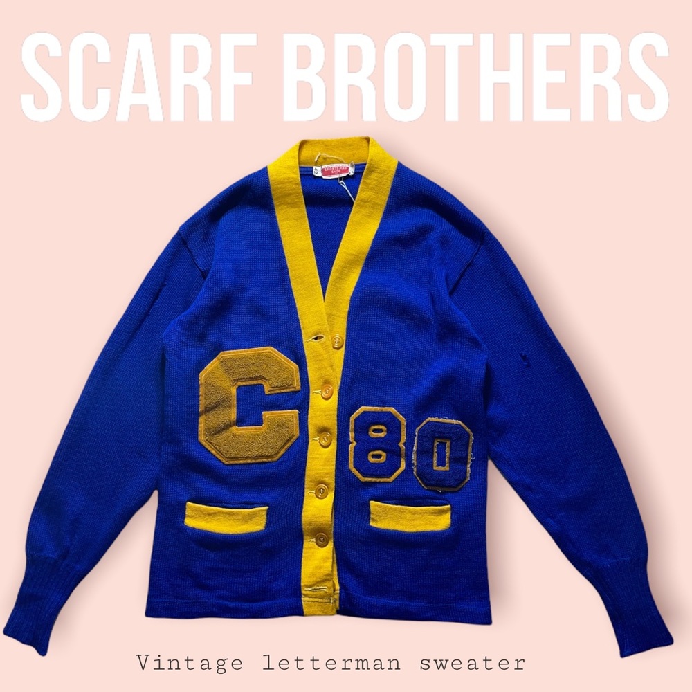 Vintage letterman sweater
